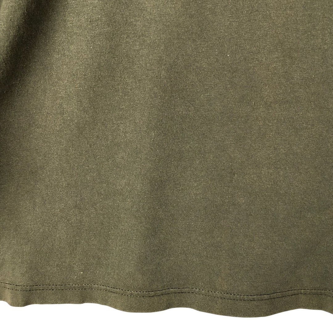 Timberland long-sleeved T-shirt, made in the USA, men's size XL cotton Khaki type Vintage Second Hand