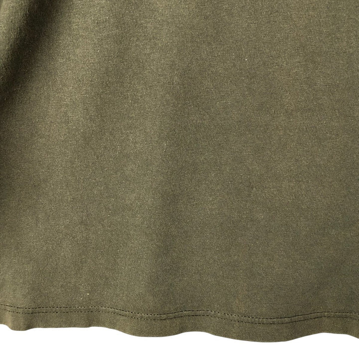 Timberland long-sleeved T-shirt, made in the USA, men's size XL cotton Khaki type Vintage Second Hand