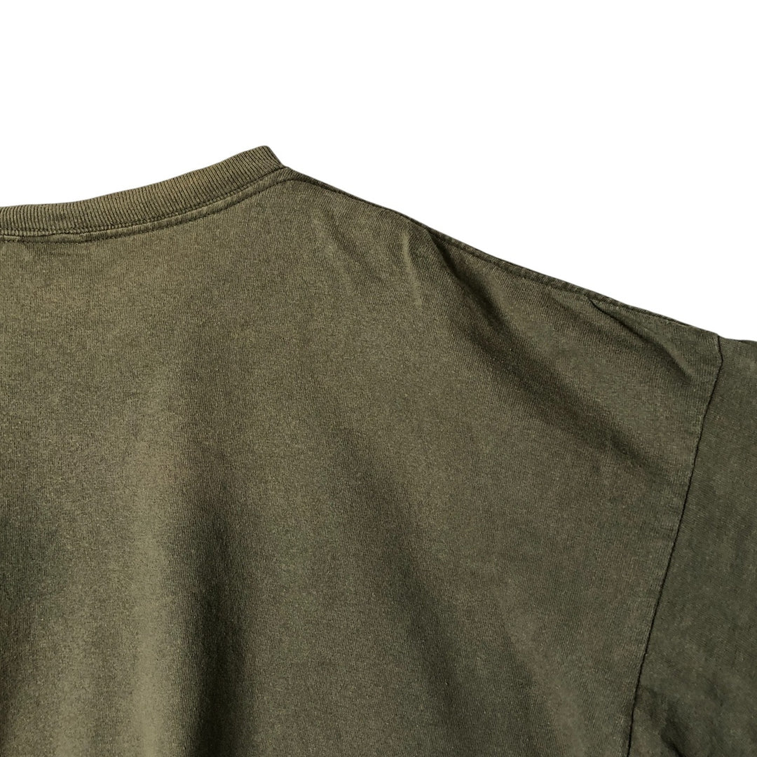 Timberland long-sleeved T-shirt, made in the USA, men's size XL cotton Khaki type Vintage Second Hand