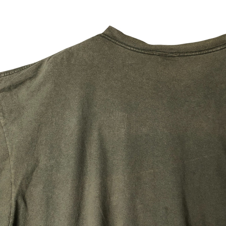 Timberland long-sleeved T-shirt, made in the USA, men's size XL cotton Khaki type Vintage Second Hand