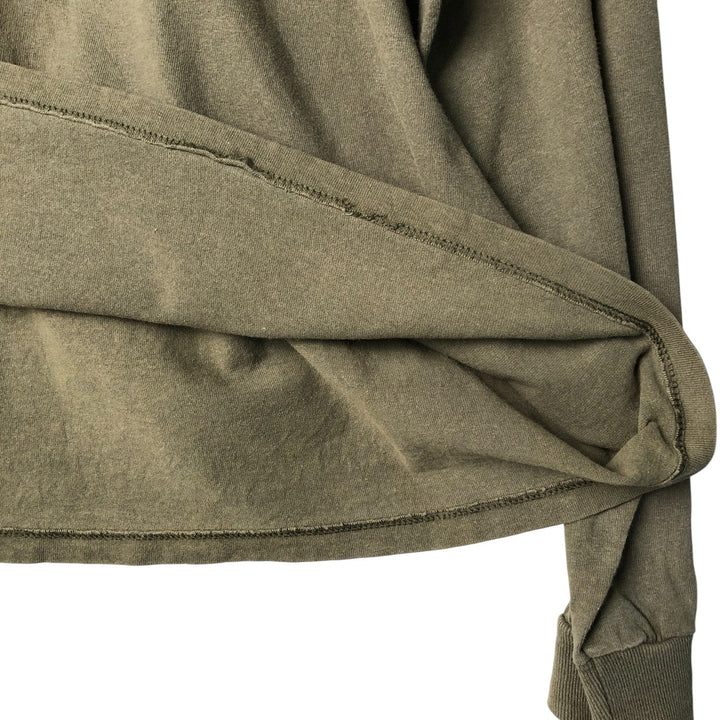 Timberland long-sleeved T-shirt, made in the USA, men's size XL cotton Khaki type Vintage Second Hand