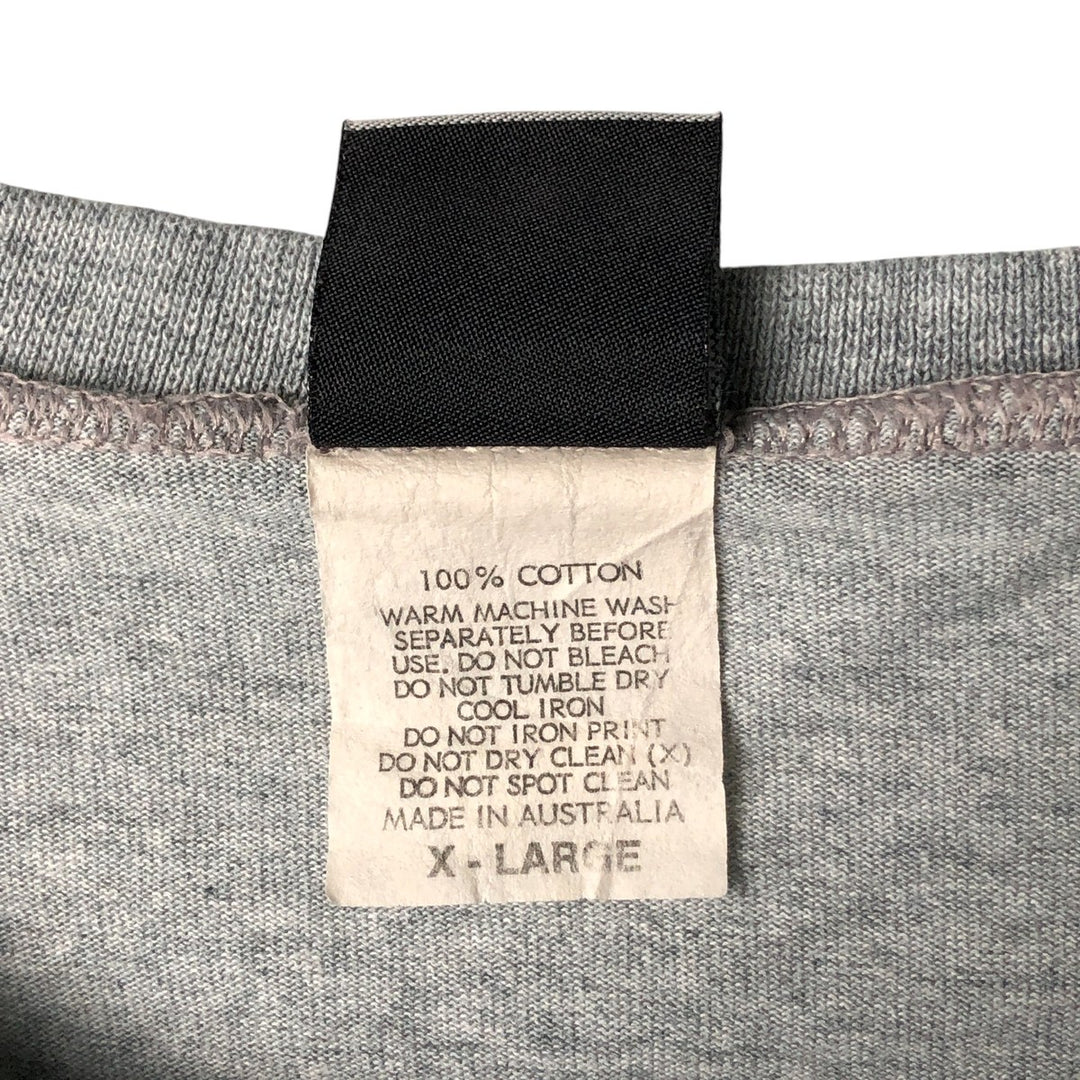 RIPCURL Long T-Shirt, Men's XL cotton gray type Vintage Second Hand