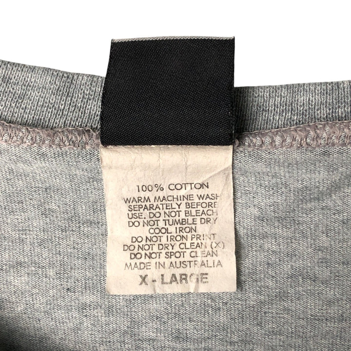 RIPCURL Long T-Shirt, Men's XL cotton gray type Vintage Second Hand