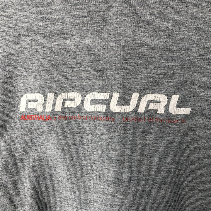 RIPCURL Long T-Shirt, Men's XL cotton gray type Vintage Second Hand