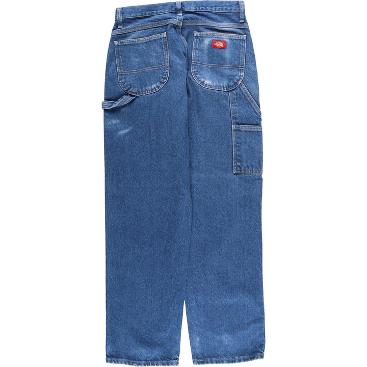Dickies denim painter pants for men, equivalent to W30 cotton blue type Vintage Second Hand