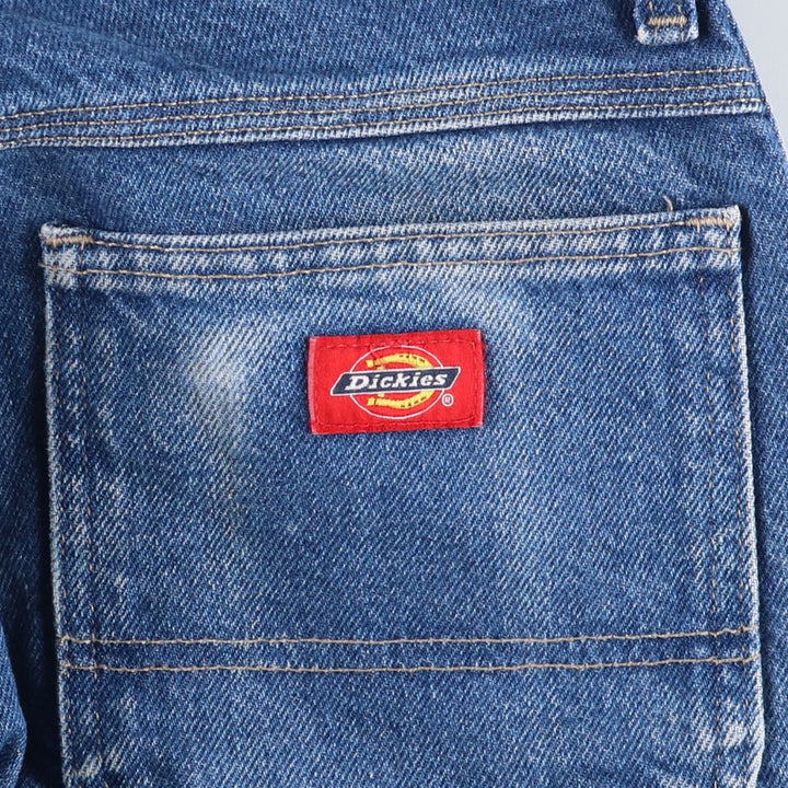 Dickies denim painter pants for men, equivalent to W30 cotton blue type Vintage Second Hand
