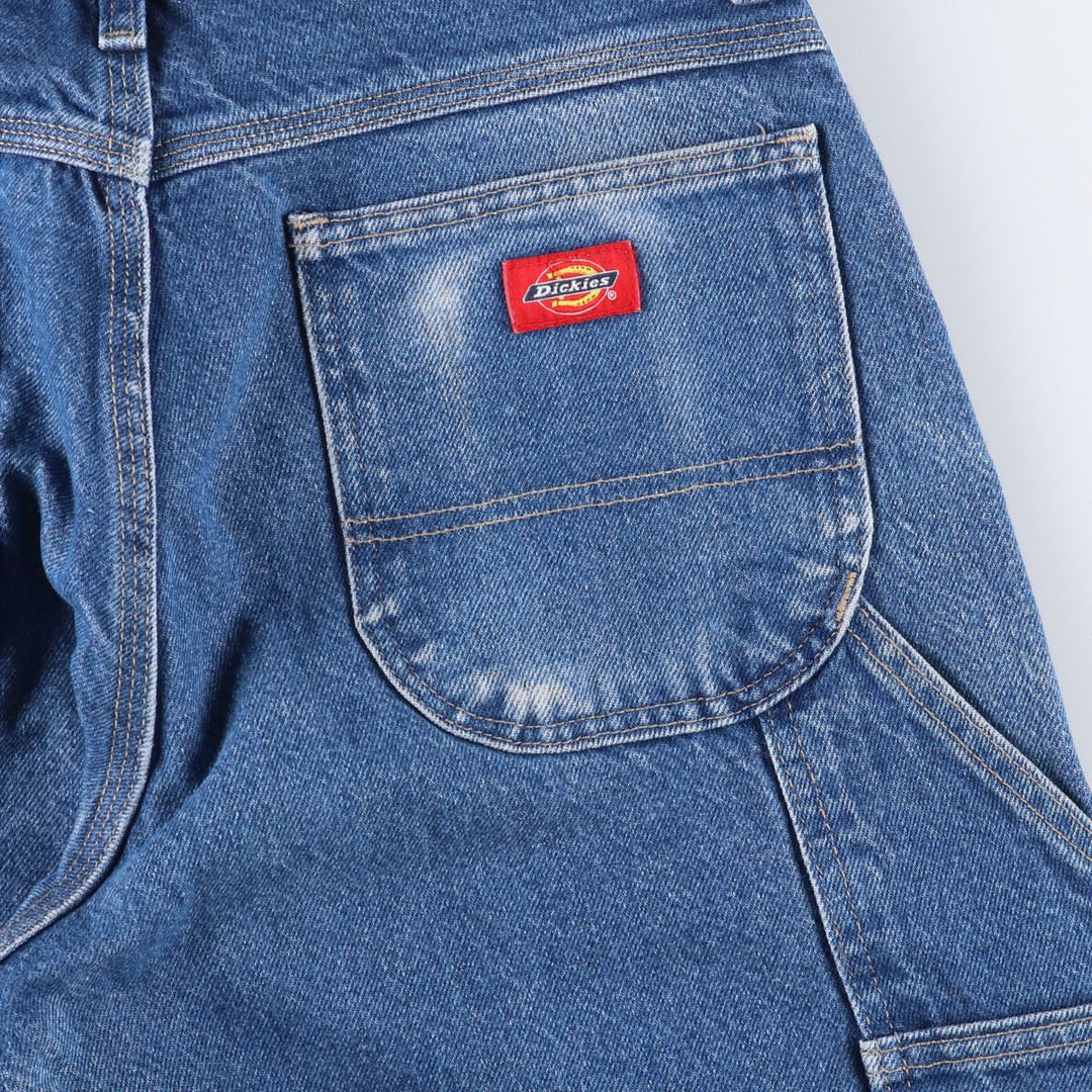 Dickies denim painter pants for men, equivalent to W30 cotton blue type Vintage Second Hand