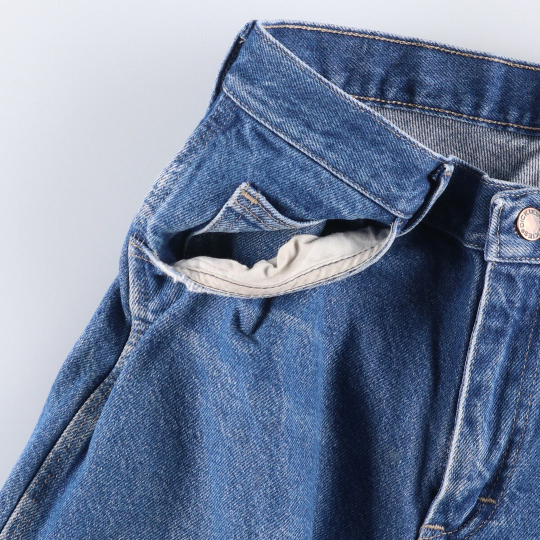 Dickies denim painter pants for men, equivalent to W30 cotton blue type Vintage Second Hand