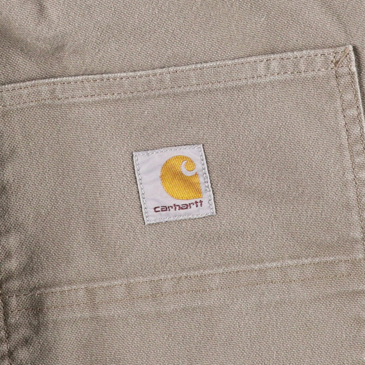 Carhartt Relaxed Fit Duck Painter Pants, Men's, W31 equivalent cotton Khaki type Vintage Second Hand