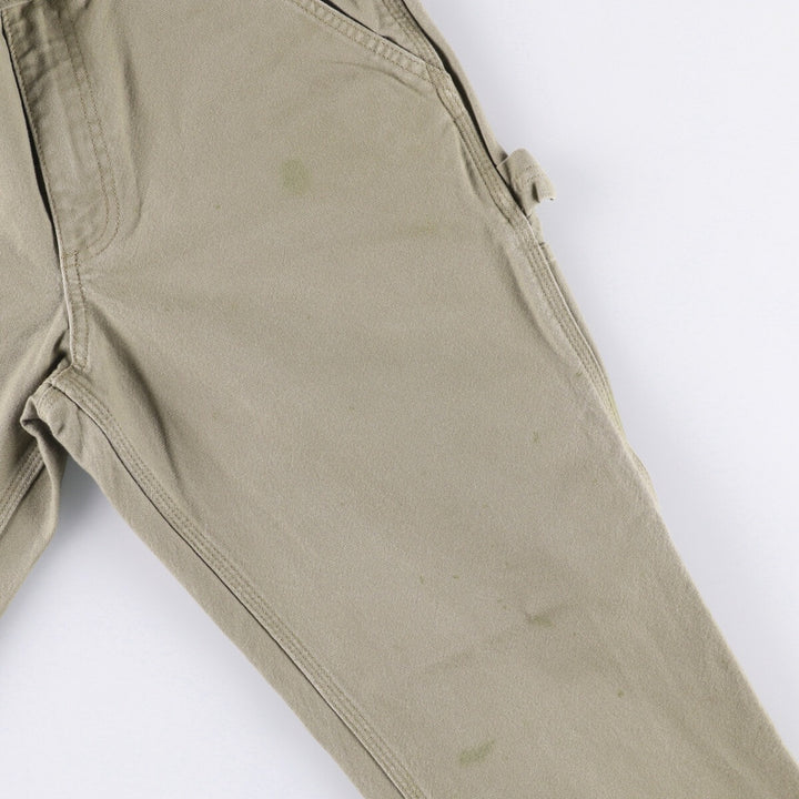 Carhartt Relaxed Fit Duck Painter Pants, Men's, W31 equivalent cotton Khaki type Vintage Second Hand