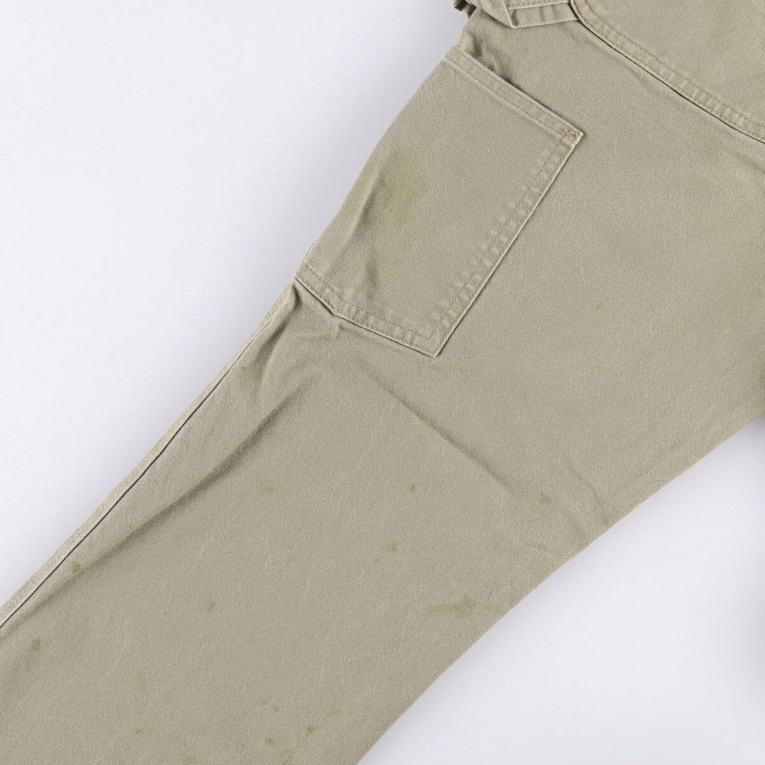 Carhartt Relaxed Fit Duck Painter Pants, Men's, W31 equivalent cotton Khaki type Vintage Second Hand