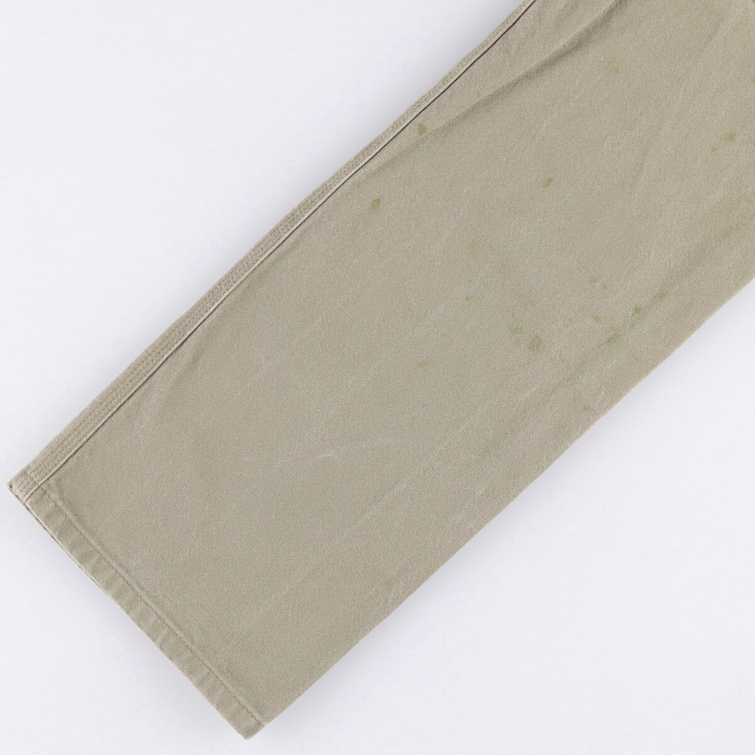 Carhartt Relaxed Fit Duck Painter Pants, Men's, W31 equivalent cotton Khaki type Vintage Second Hand
