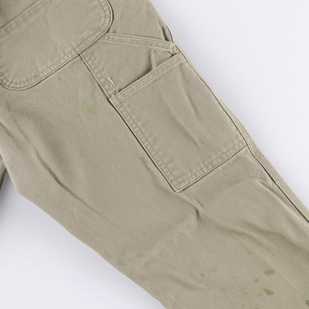Carhartt Relaxed Fit Duck Painter Pants, Men's, W31 equivalent cotton Khaki type Vintage Second Hand