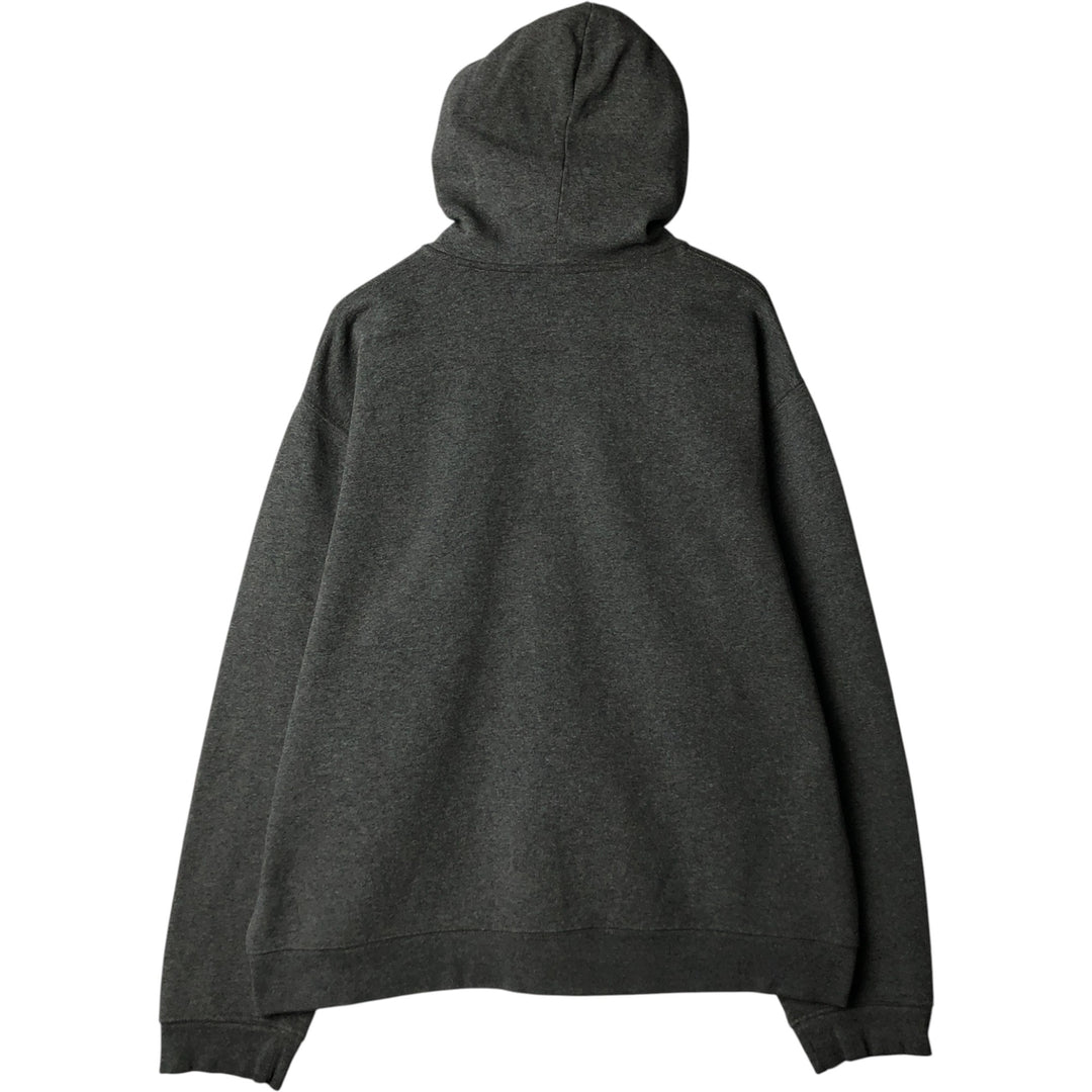 Timberland Full Zip Sweatshirt, Men's XL cotton Charcoal Vintage Second Hand