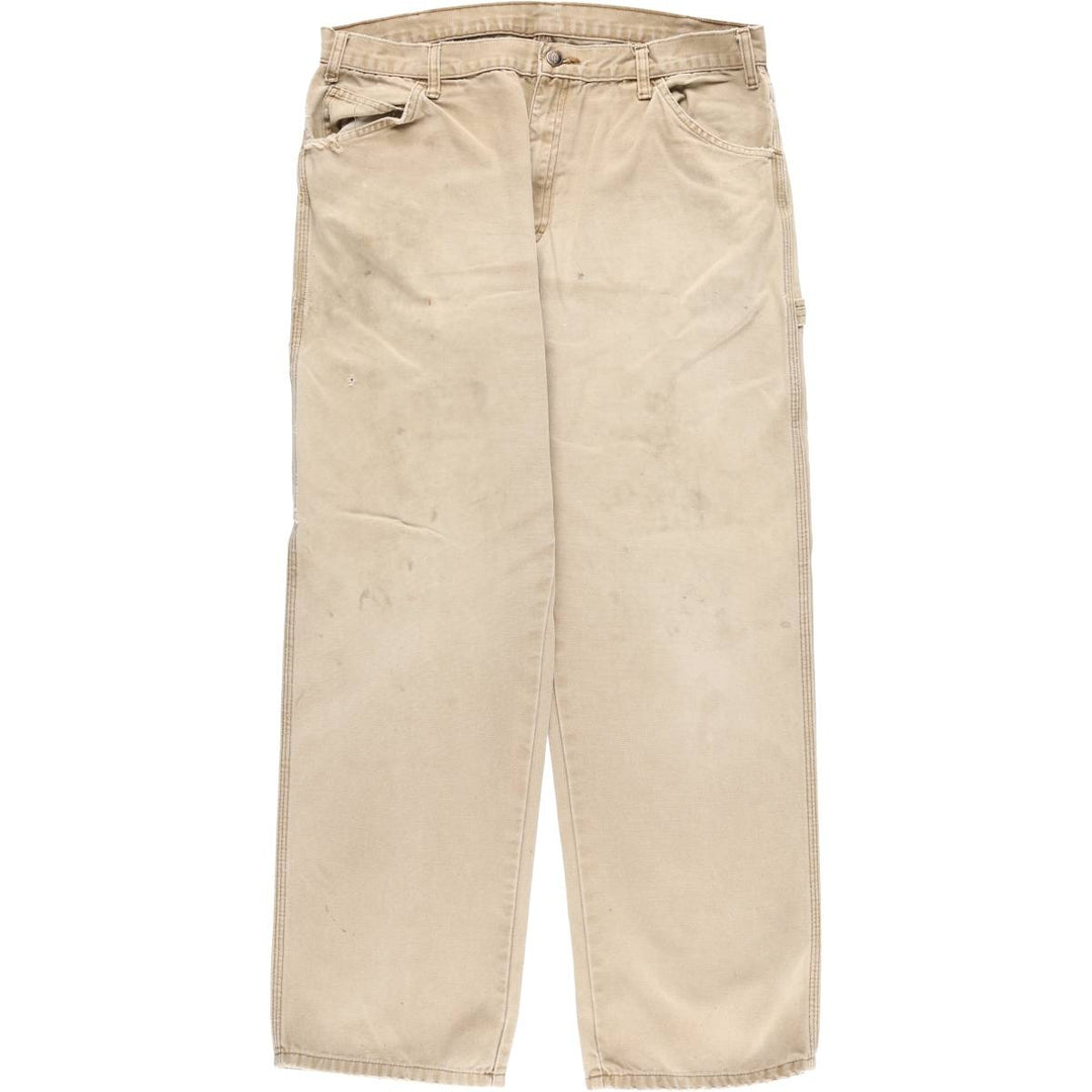 Dickies Relaxed Fit Duck Painter Pants, Men's, Size W33 cotton beige type brown Vintage Second Hand