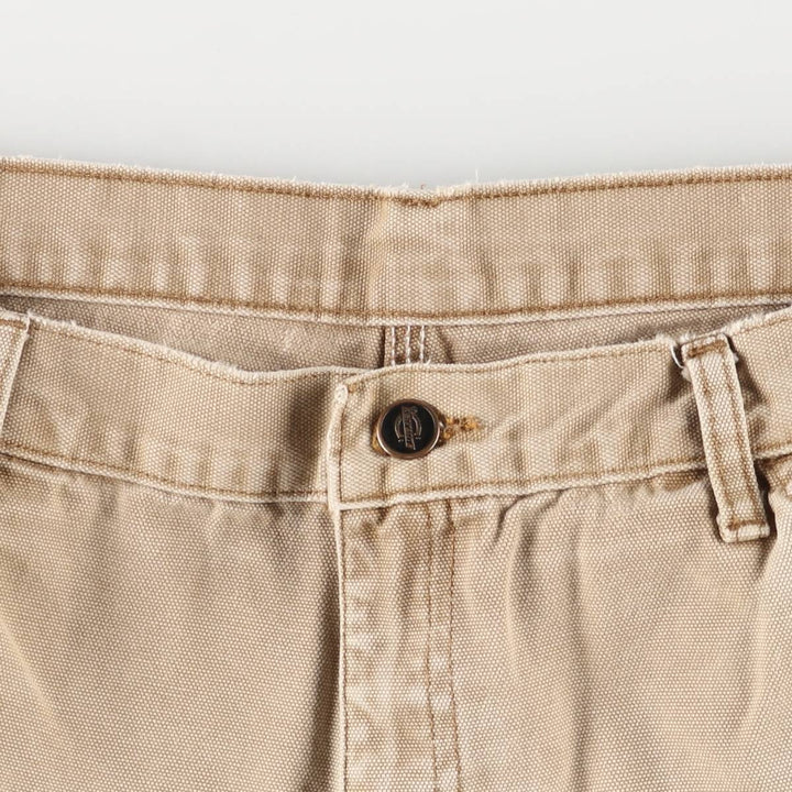 Dickies Relaxed Fit Duck Painter Pants, Men's, Size W33 cotton beige type brown Vintage Second Hand