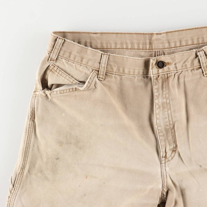Dickies Relaxed Fit Duck Painter Pants, Men's, Size W33 cotton beige type brown Vintage Second Hand