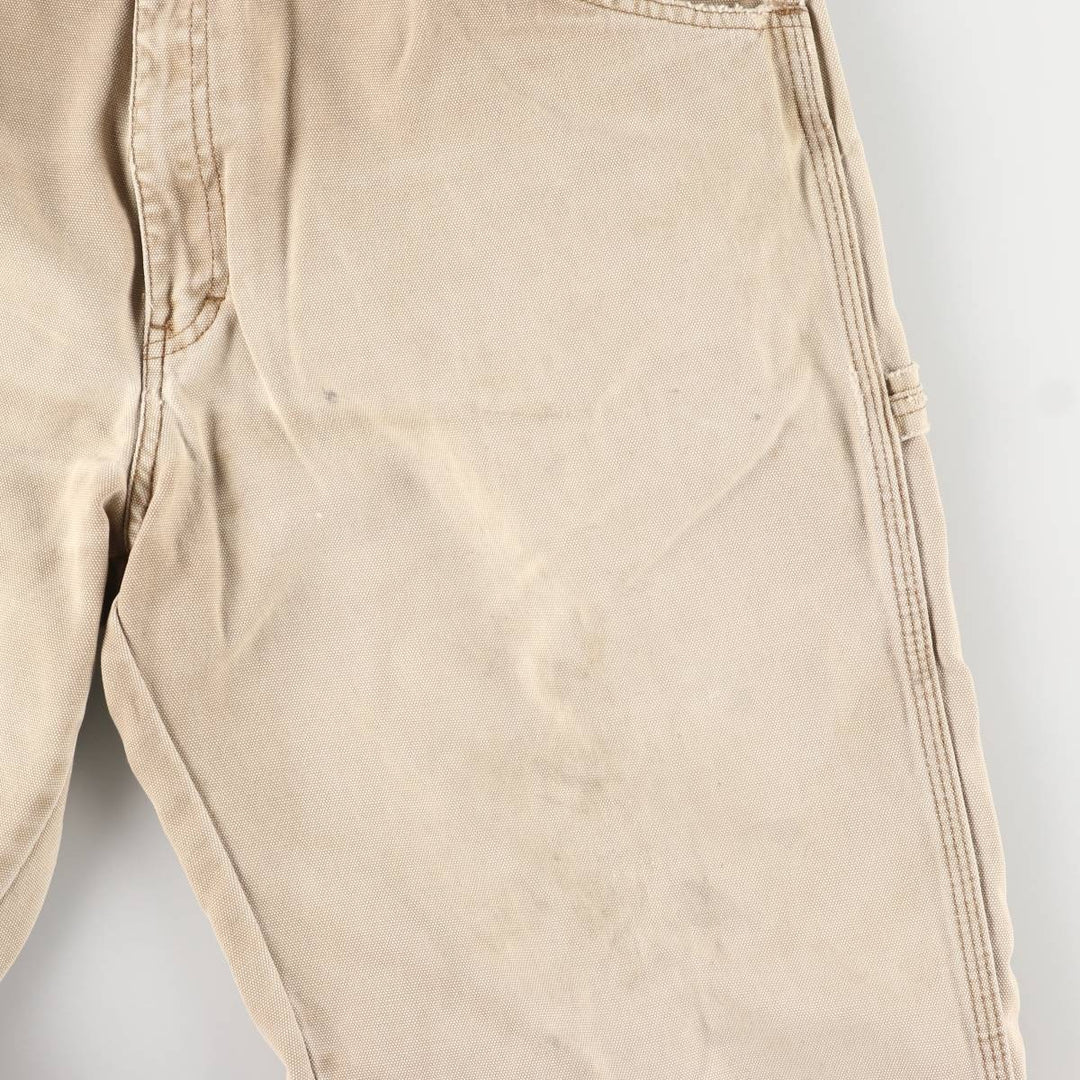 Dickies Relaxed Fit Duck Painter Pants, Men's, Size W33 cotton beige type brown Vintage Second Hand