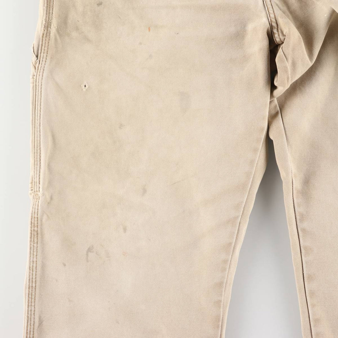 Dickies Relaxed Fit Duck Painter Pants, Men's, Size W33 cotton beige type brown Vintage Second Hand