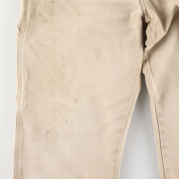 Dickies Relaxed Fit Duck Painter Pants, Men's, Size W33 cotton beige type brown Vintage Second Hand
