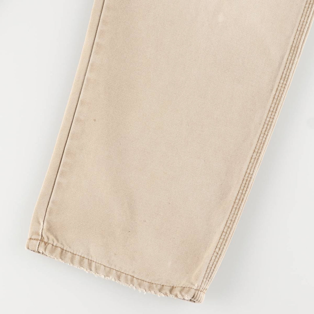 Dickies Relaxed Fit Duck Painter Pants, Men's, Size W33 cotton beige type brown Vintage Second Hand