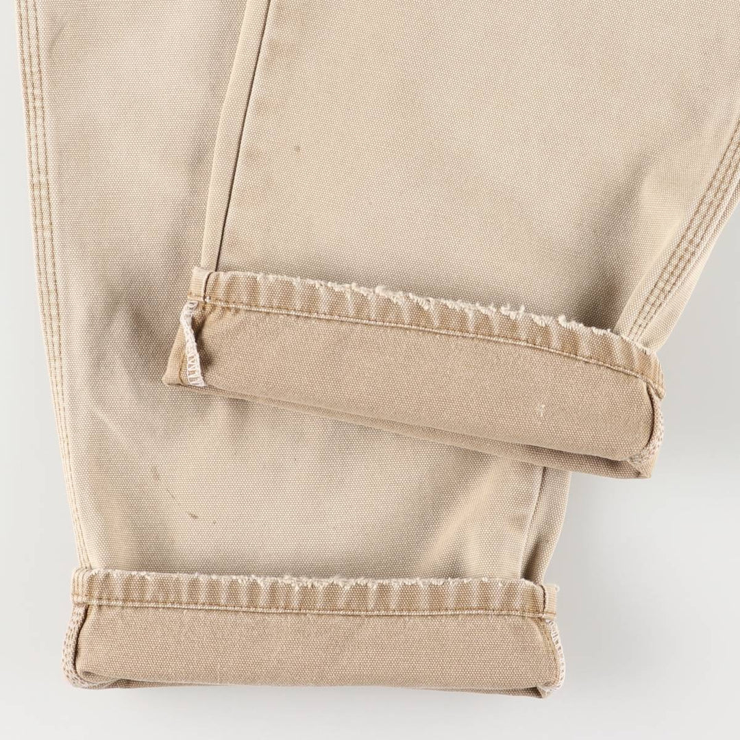 Dickies Relaxed Fit Duck Painter Pants, Men's, Size W33 cotton beige type brown Vintage Second Hand
