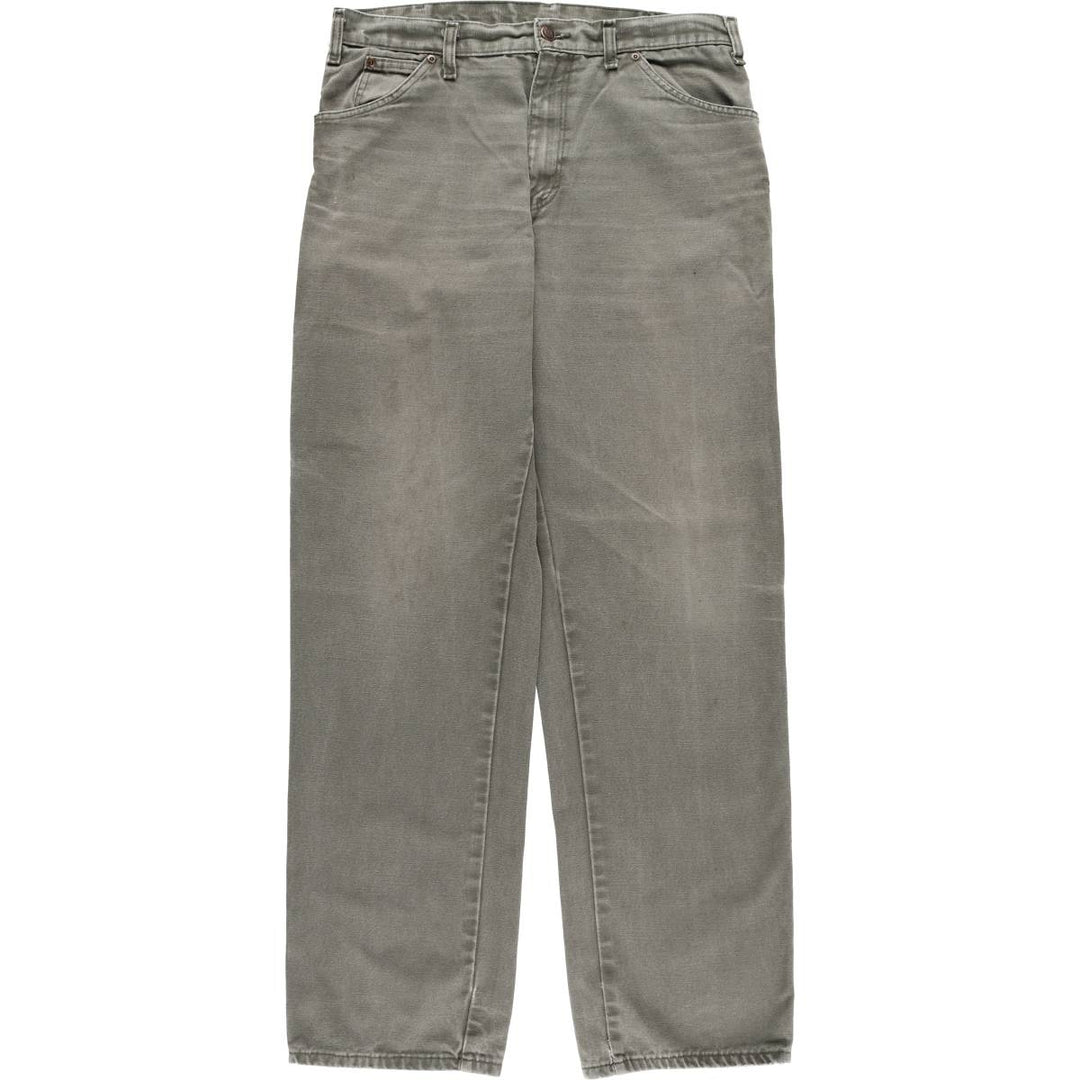 Dickies Duck Painter Pants Men's W33 equivalent unclear Khaki type sage green Vintage Second Hand