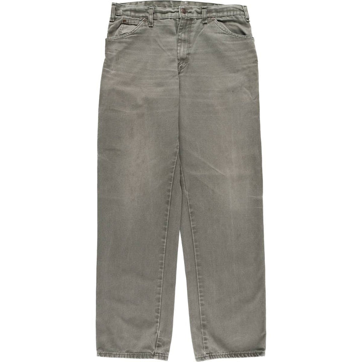 Dickies Duck Painter Pants Men's W33 equivalent unclear Khaki type sage green Vintage Second Hand