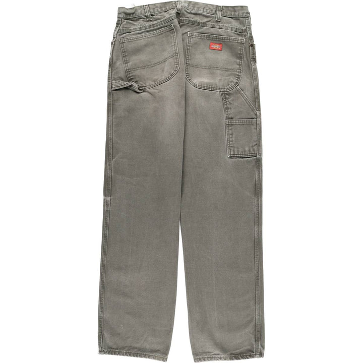 Dickies Duck Painter Pants Men's W33 equivalent unclear Khaki type sage green Vintage Second Hand