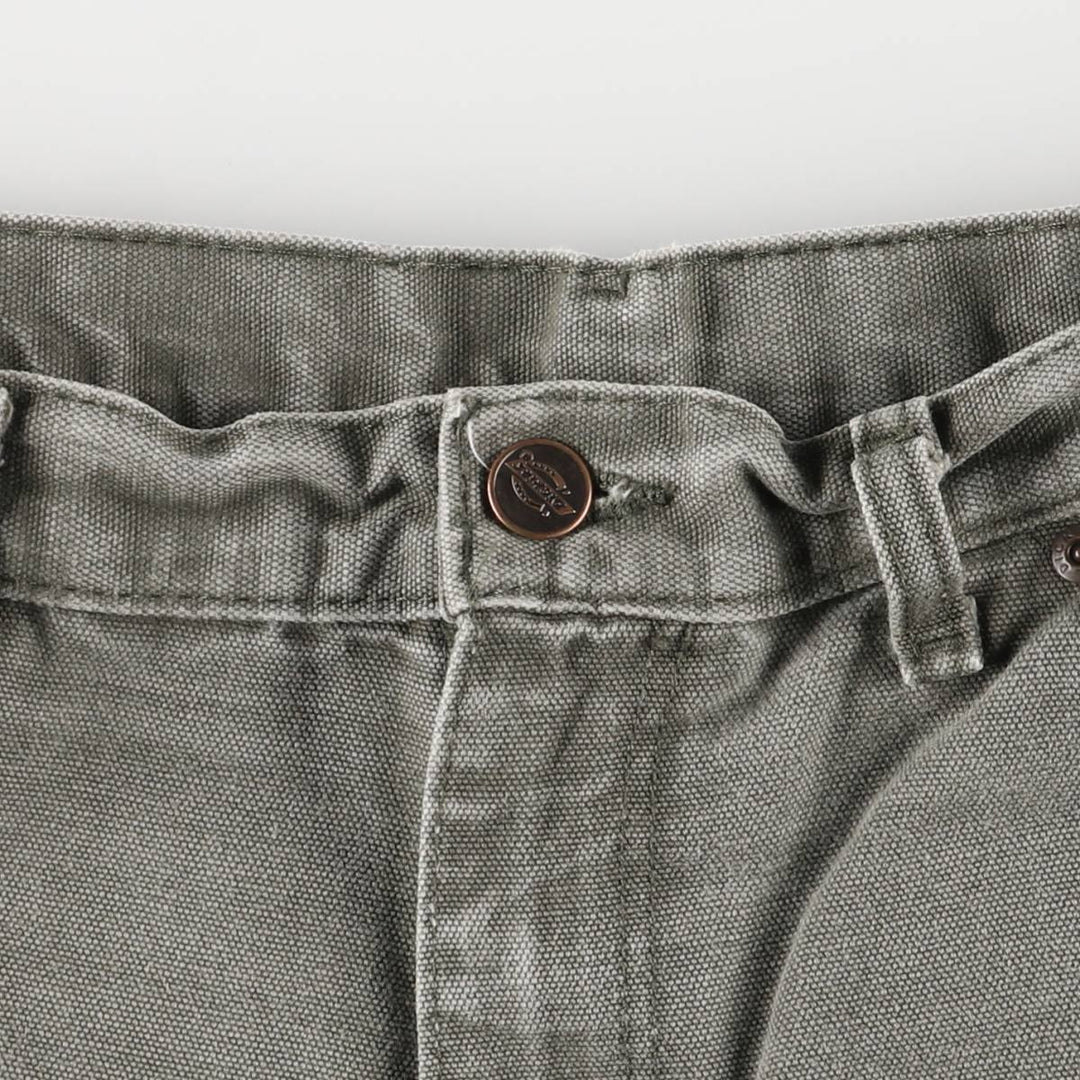 Dickies Duck Painter Pants Men's W33 equivalent unclear Khaki type sage green Vintage Second Hand