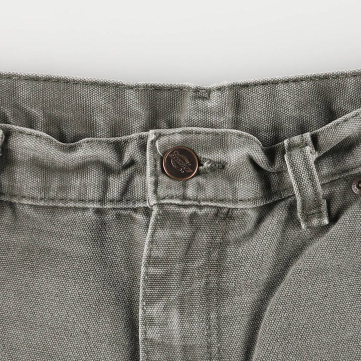 Dickies Duck Painter Pants Men's W33 equivalent unclear Khaki type sage green Vintage Second Hand