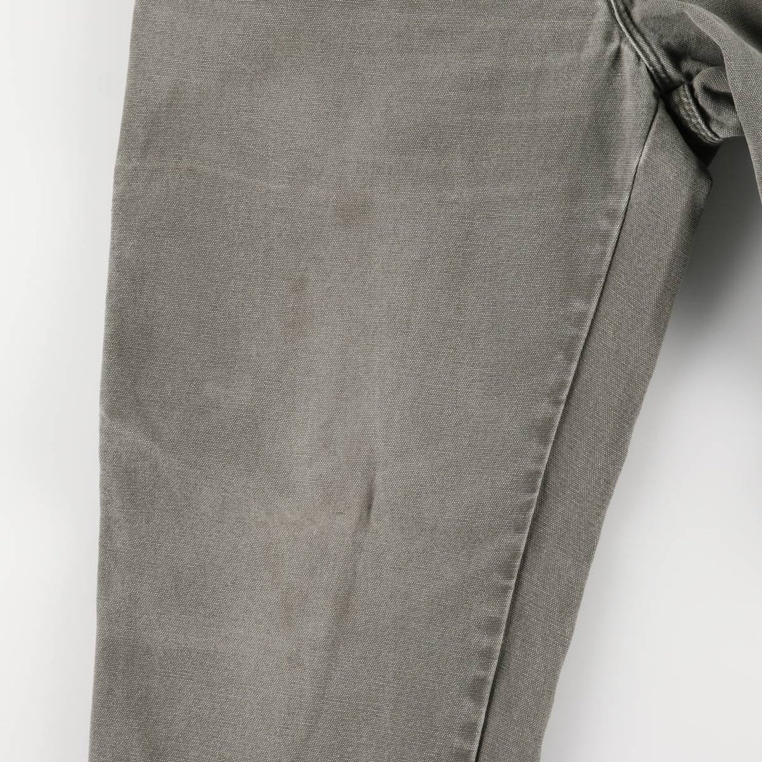 Dickies Duck Painter Pants Men's W33 equivalent unclear Khaki type sage green Vintage Second Hand