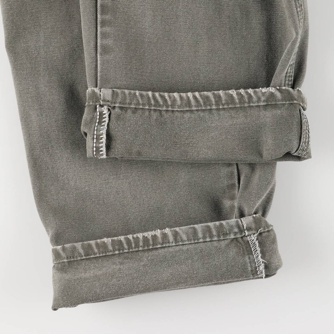 Dickies Duck Painter Pants Men's W33 equivalent unclear Khaki type sage green Vintage Second Hand