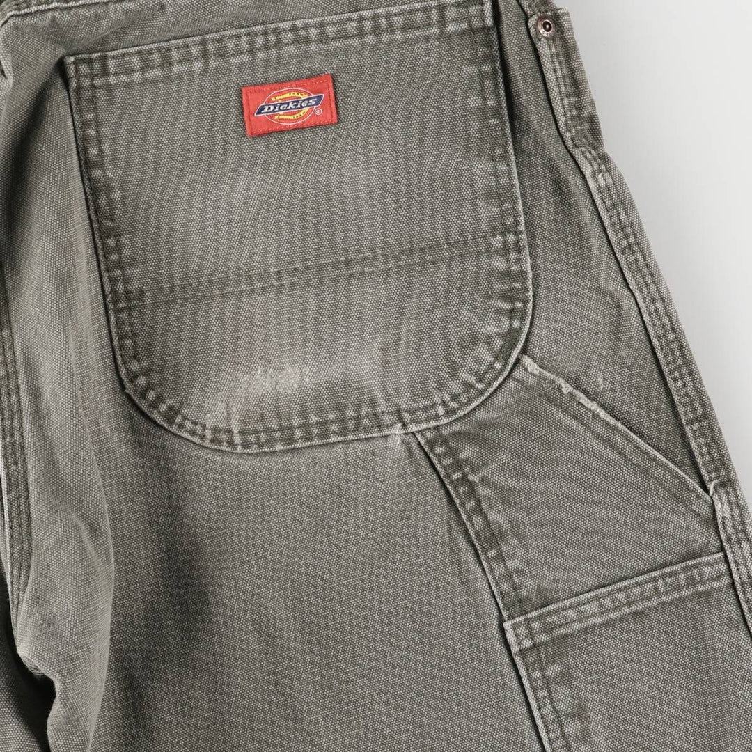Dickies Duck Painter Pants Men's W33 equivalent unclear Khaki type sage green Vintage Second Hand