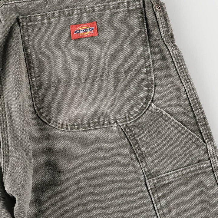 Dickies Duck Painter Pants Men's W33 equivalent unclear Khaki type sage green Vintage Second Hand
