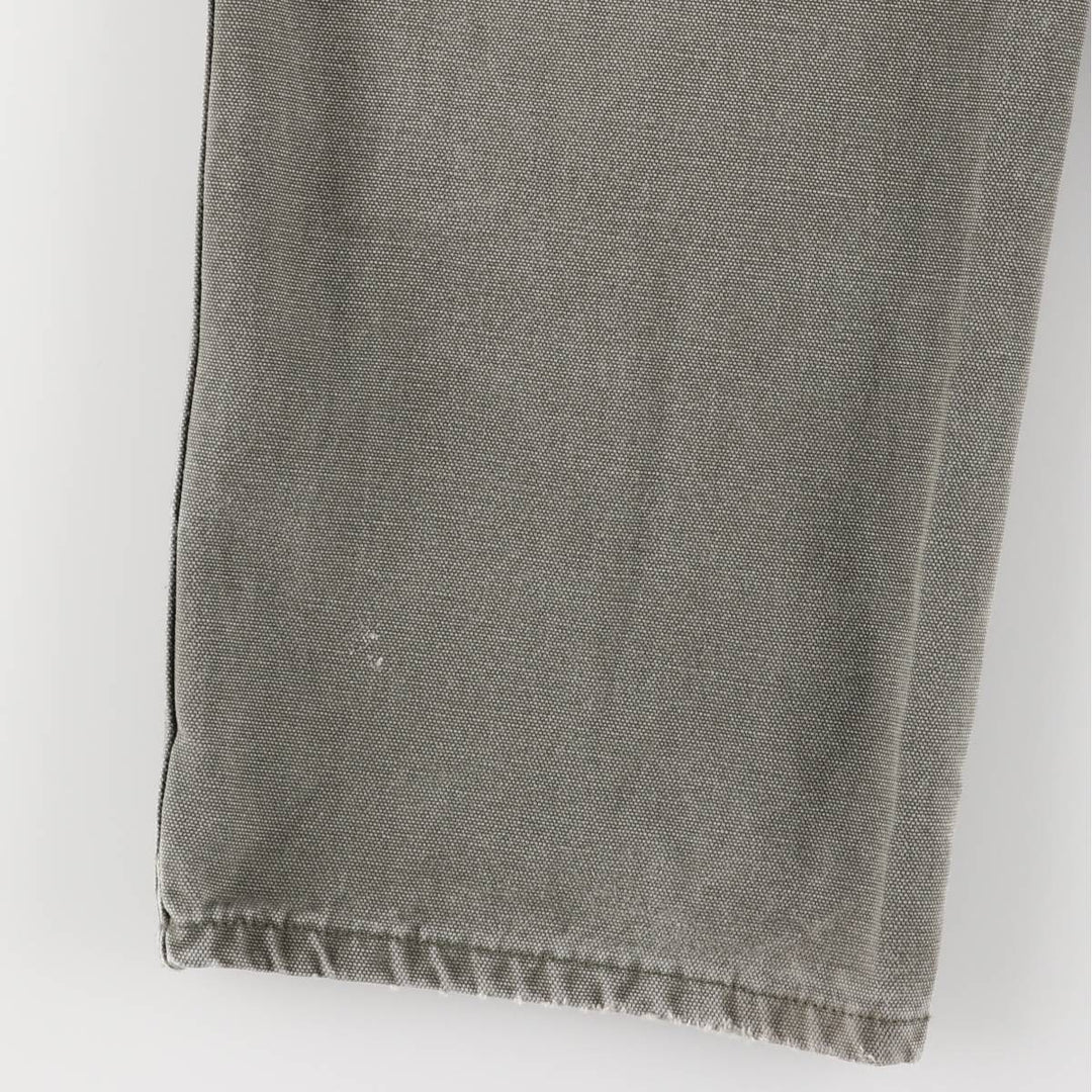 Dickies Duck Painter Pants Men's W33 equivalent unclear Khaki type sage green Vintage Second Hand