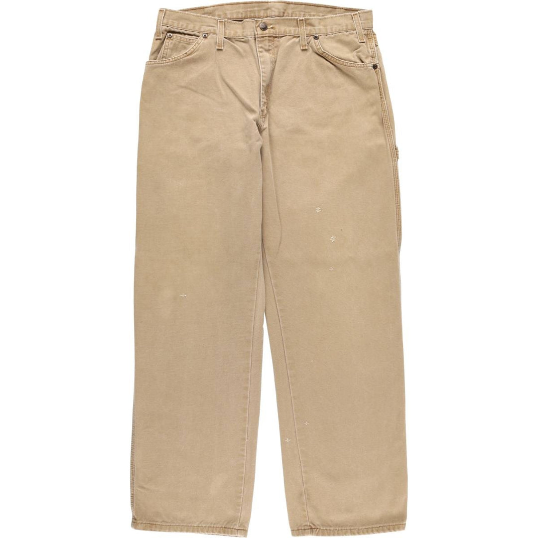 Dickies Relaxed Fit Duck Painter Pants Men's W34 equivalent cotton beige type brown Vintage Second Hand