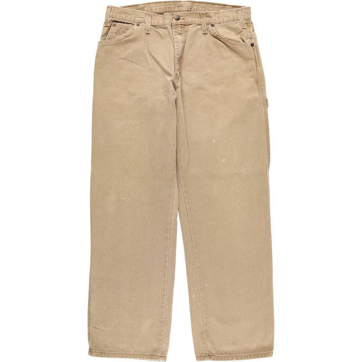 Dickies Relaxed Fit Duck Painter Pants Men's W34 equivalent cotton beige type brown Vintage Second Hand