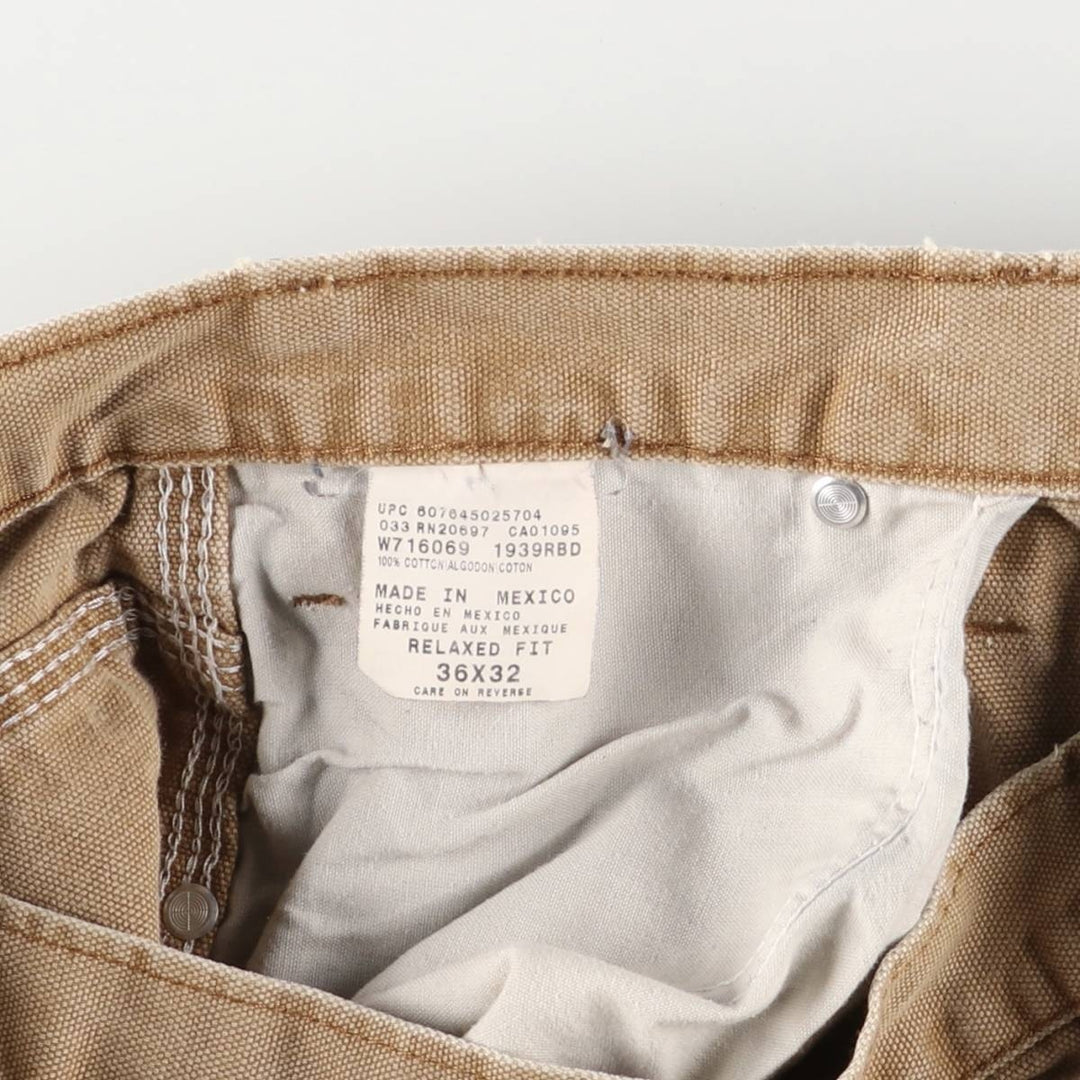Dickies Relaxed Fit Duck Painter Pants Men's W34 equivalent cotton beige type brown Vintage Second Hand