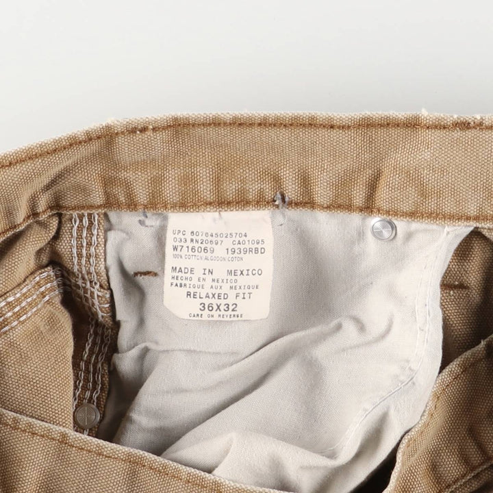 Dickies Relaxed Fit Duck Painter Pants Men's W34 equivalent cotton beige type brown Vintage Second Hand