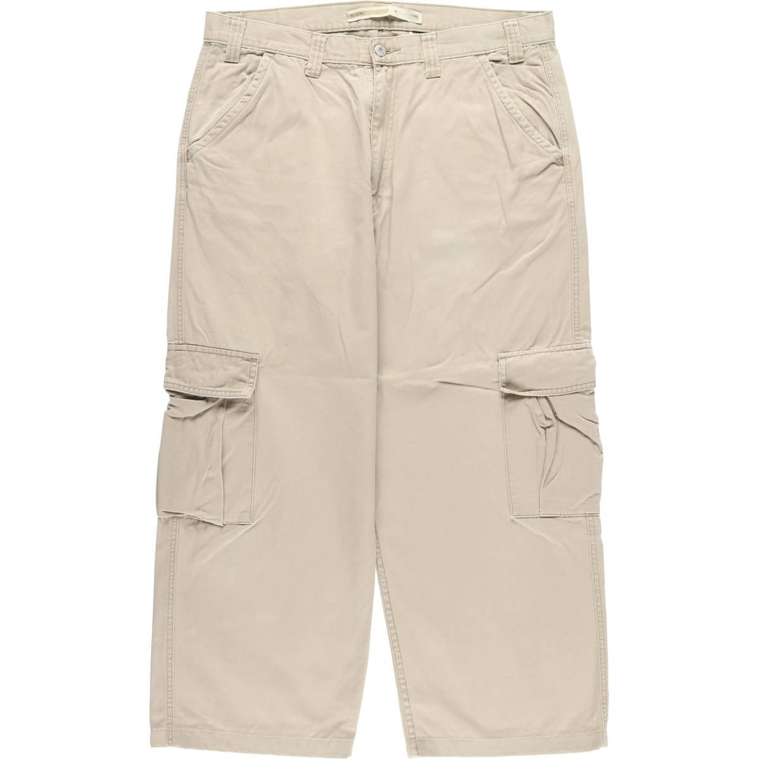 Levi's SILVER TAB Khaki Chino Cargo Pants, Men's Size 37 cotton Beige type Vintage Second Hand