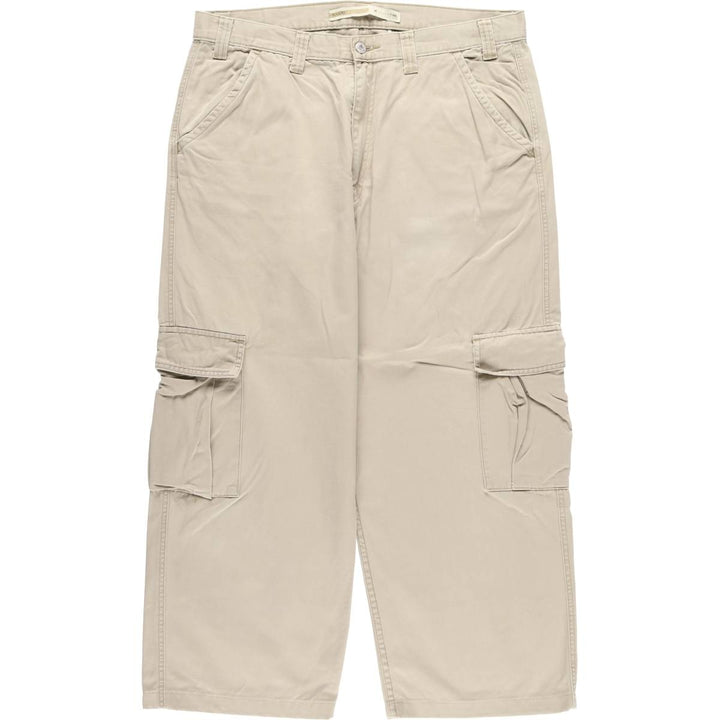 Levi's SILVER TAB Khaki Chino Cargo Pants, Men's Size 37 cotton Beige type Vintage Second Hand