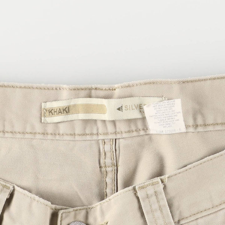 Levi's SILVER TAB Khaki Chino Cargo Pants, Men's Size 37 cotton Beige type Vintage Second Hand