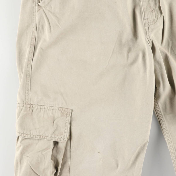 2000'S Levi's SILVER TAB Silver Tab Chino Cargo Pants, Size W34L34 (Men's Size 34) cotton Beige type Vintage Second Hand