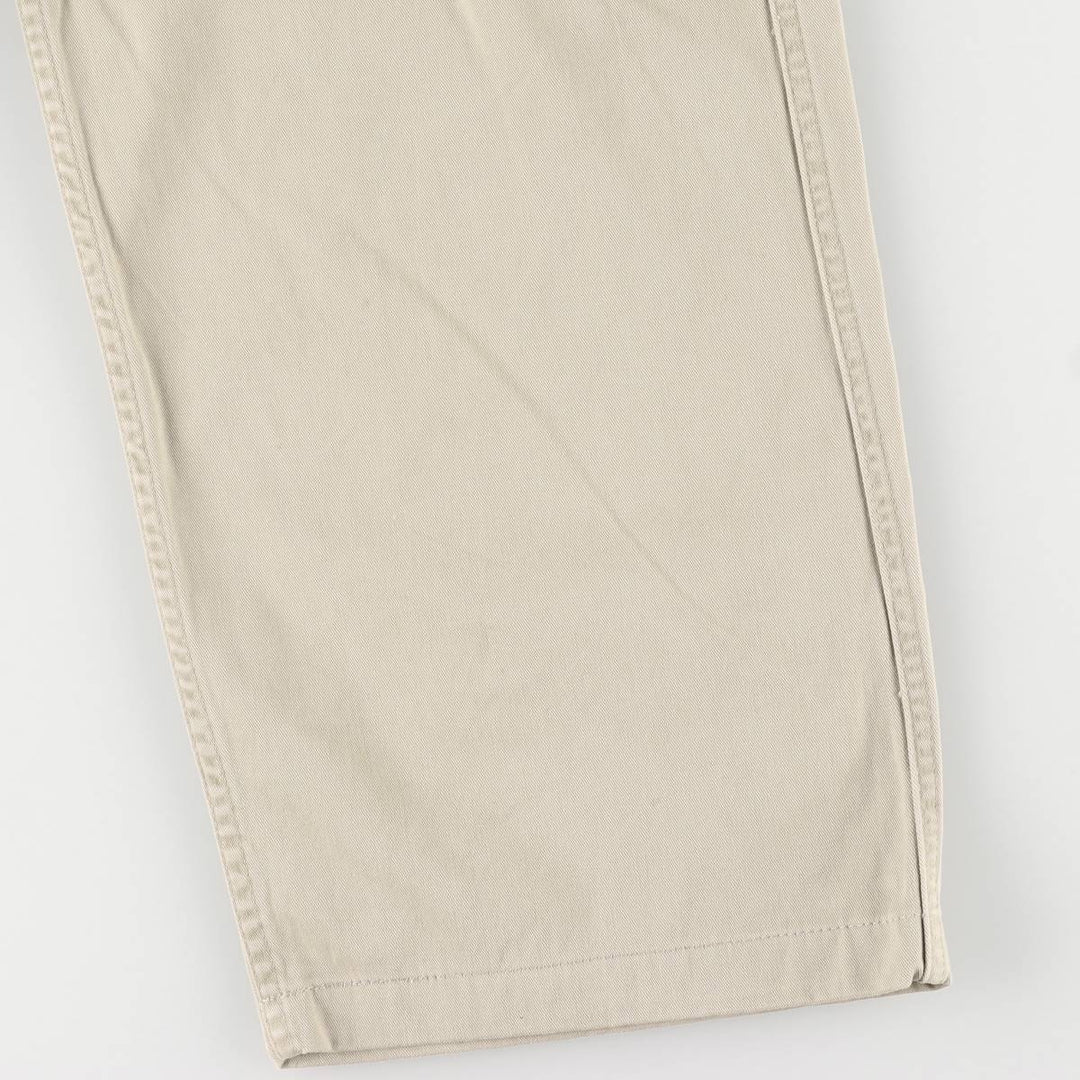 2000'S Levi's SILVER TAB Silver Tab Chino Cargo Pants, Size W34L34 (Men's Size 34) cotton Beige type Vintage Second Hand