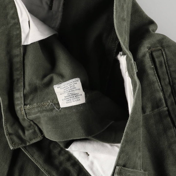 90'S Ralph Lauren POLO by Ralph Lauren Two-pleat Chino Pants Made in USA Men's W35 Vintage cotton Khaki type Vintage Second Hand