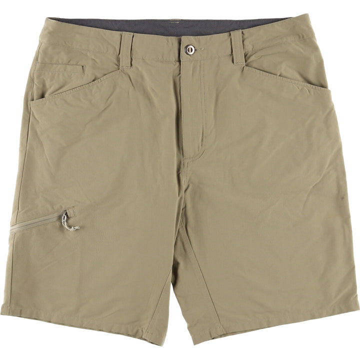 Patagonia Quandary Shorts 57826SP18 Nylon Shorts, Men's Size W37 Nylon Beige type Vintage Second Hand