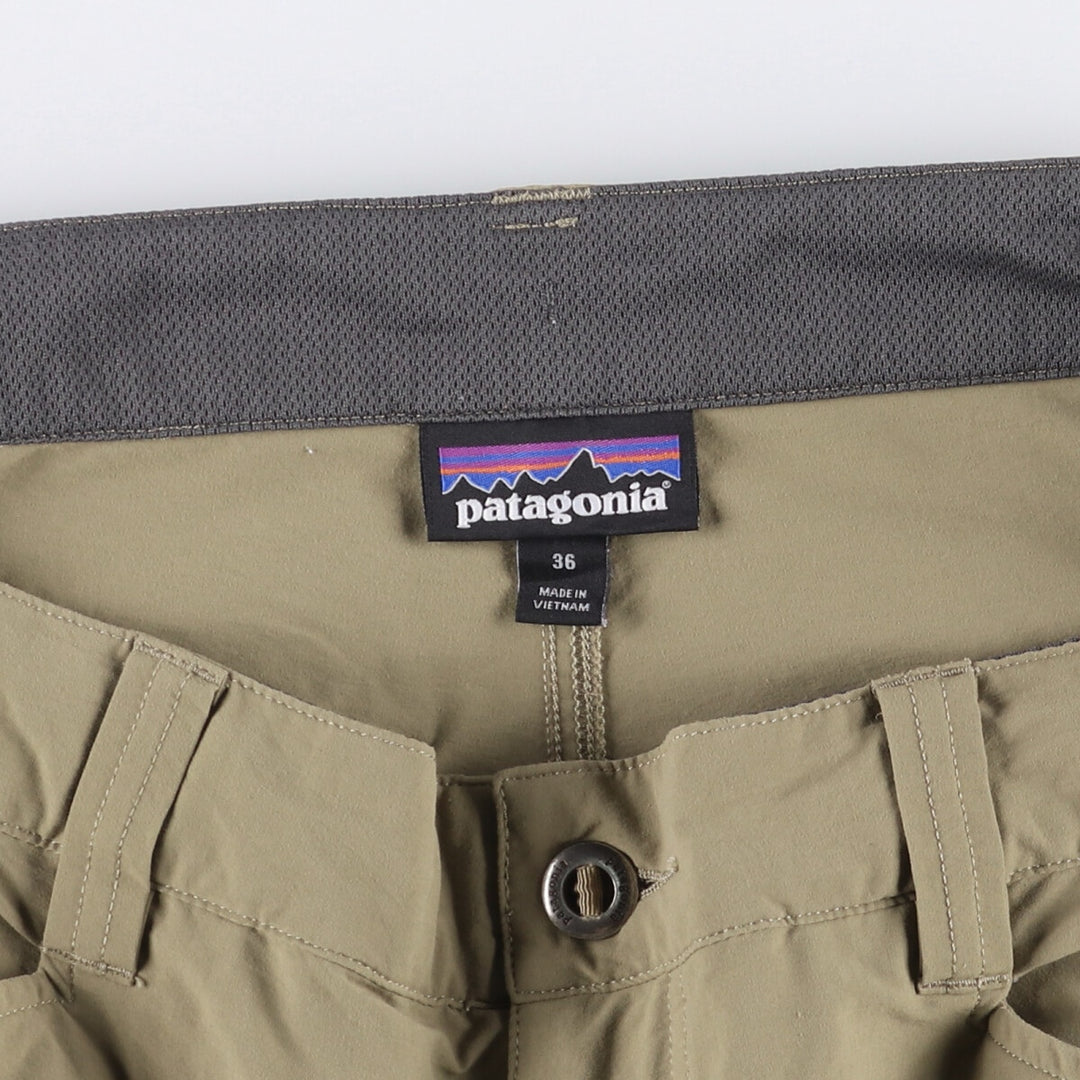 Patagonia Quandary Shorts 57826SP18 Nylon Shorts, Men's Size W37 Nylon Beige type Vintage Second Hand