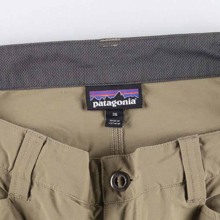 Patagonia Quandary Shorts 57826SP18 Nylon Shorts, Men's Size W37 Nylon Beige type Vintage Second Hand