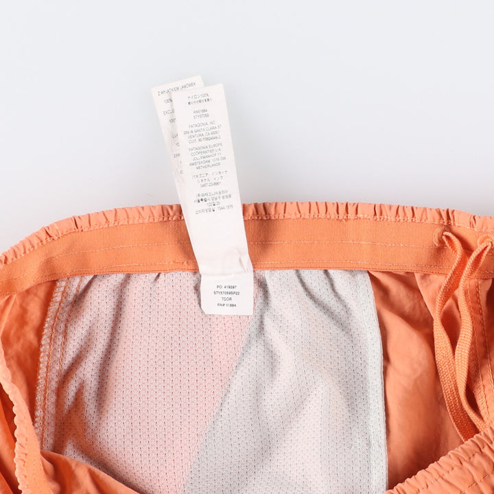 Patagonia netplus 57059SP22 Nylon Shorts, Women's XL Nylon orange type Vintage Second Hand